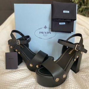 Prada chunky heels!!!!